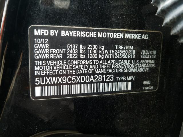 5UXWX9C5XD0A28123 CA5075IB - BMW X3  2012 IMG - 9
