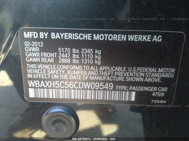 WBAXH5C56CDW09549  - BMW 5  2012 IMG - 8