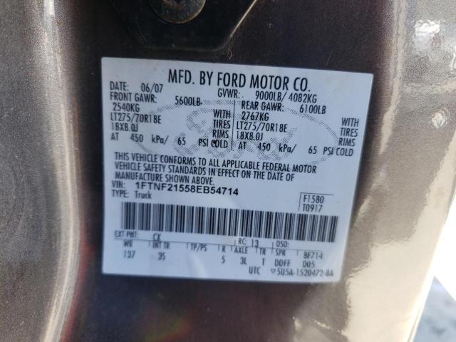 1FTNF21558EB54714  - FORD F-250  2008 IMG - 9