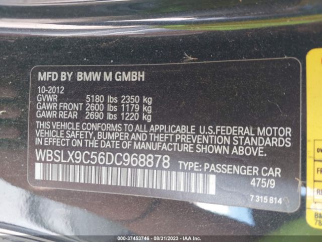 WBSLX9C56DC968878  - BMW M6  2013 IMG - 8