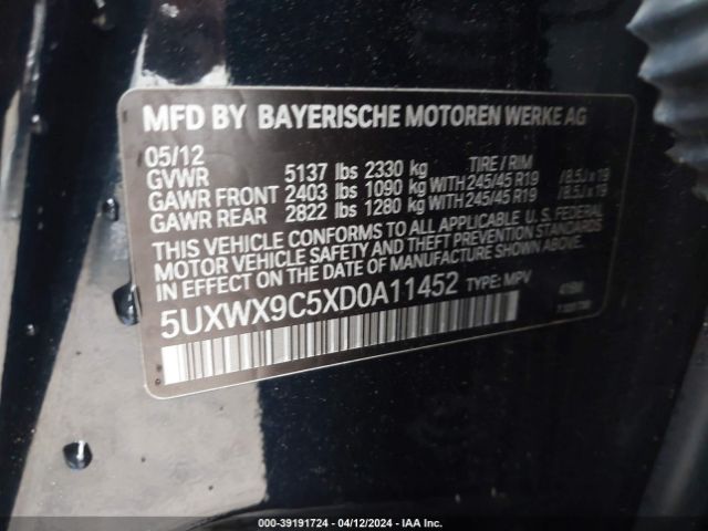 5UXWX9C5XD0A11452  - BMW X3  2013 IMG - 8