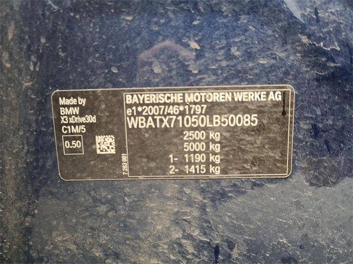 WBATX71050LB50085  - BMW X3  2018 IMG - 8