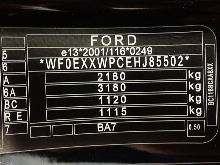 WF0EXXWPCEHJ85502  - FORD MONDEO  2017 IMG - 11