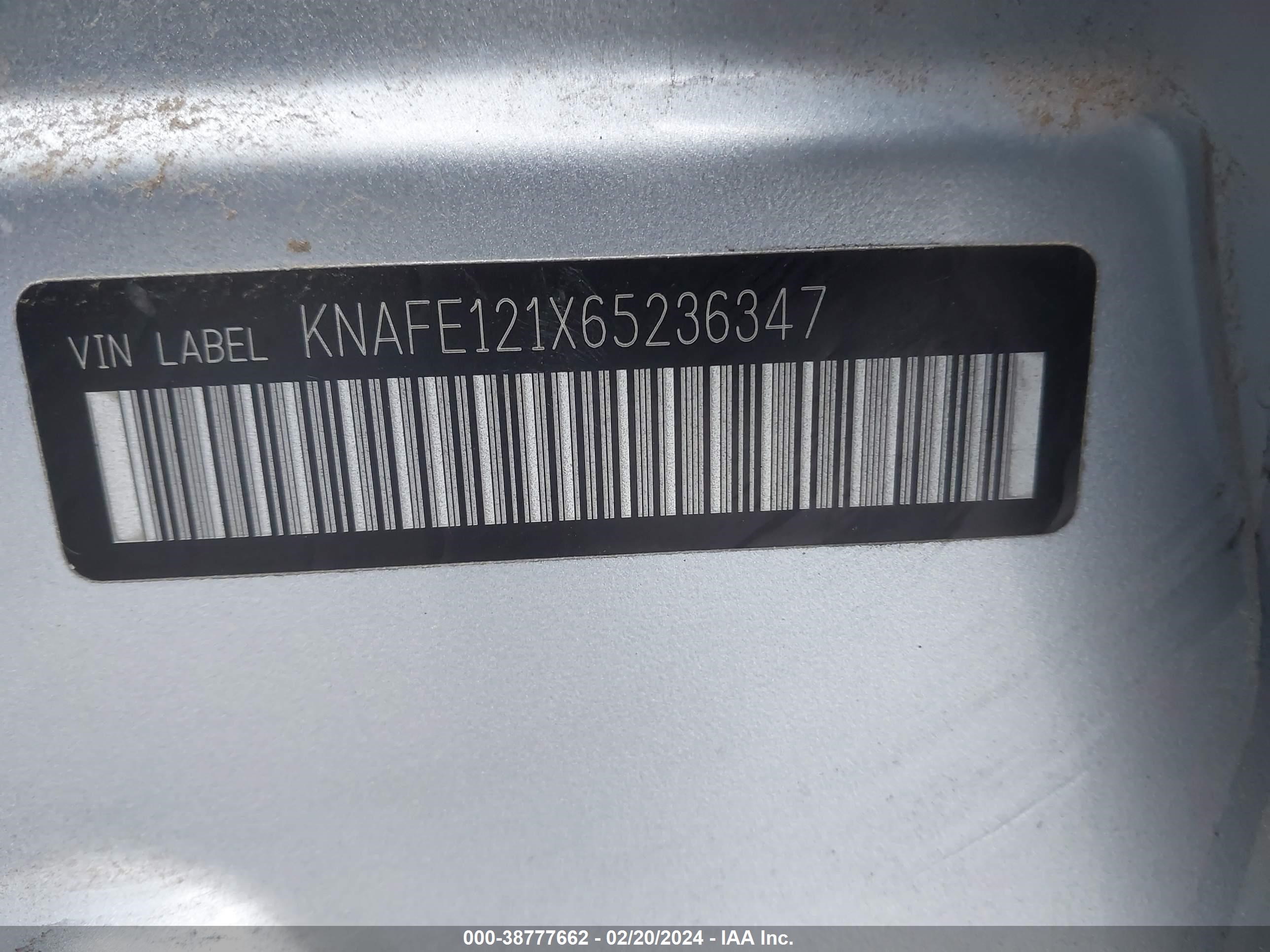 KNAFE121X65236347  - KIA SPECTRA  2006 IMG - 8