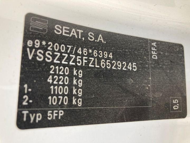 VSSZZZ5FZL6529245  - SEAT ATECA  2019 IMG - 13