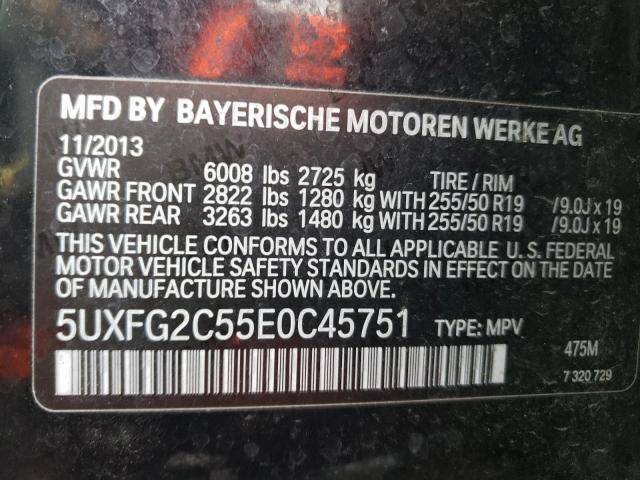 5UXFG2C55E0C45751  - BMW X6  2014 IMG - 9