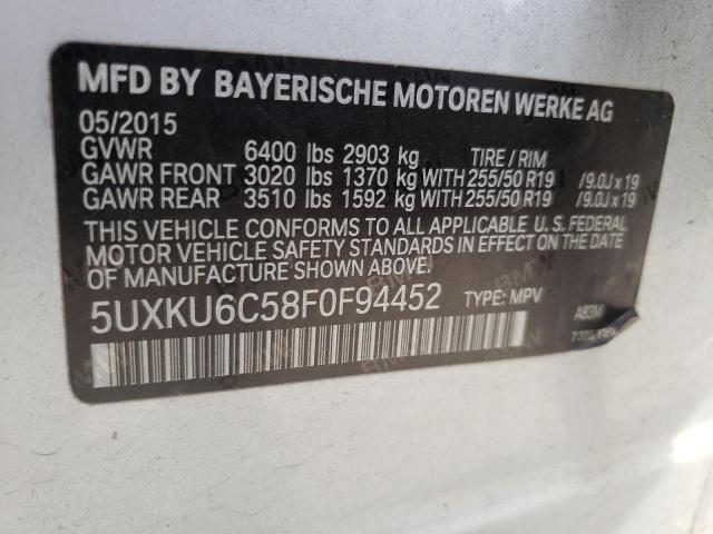 5UXKU6C58F0F94452  - BMW X6  2015 IMG - 9