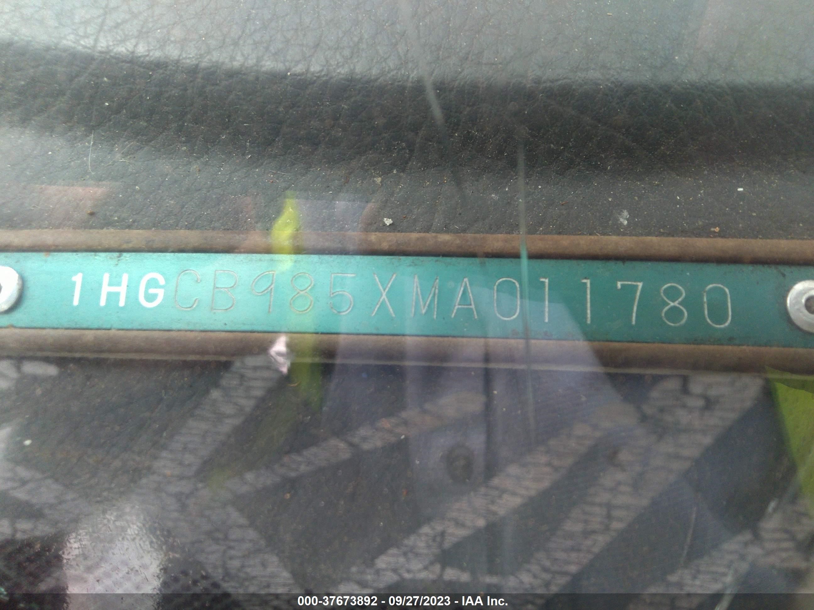 1HGCB985XMA011780  - HONDA ACCORD  1991 IMG - 8