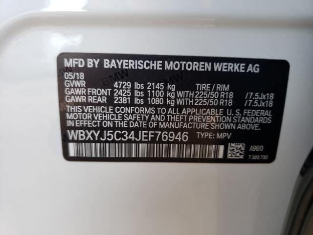 WBXYJ5C34JEF76946 CE3839EE - BMW X2  2018 IMG - 9