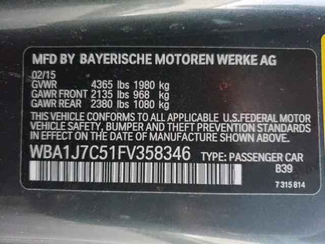 WBA1J7C51FV358346  - BMW M235I  2015 IMG - 9