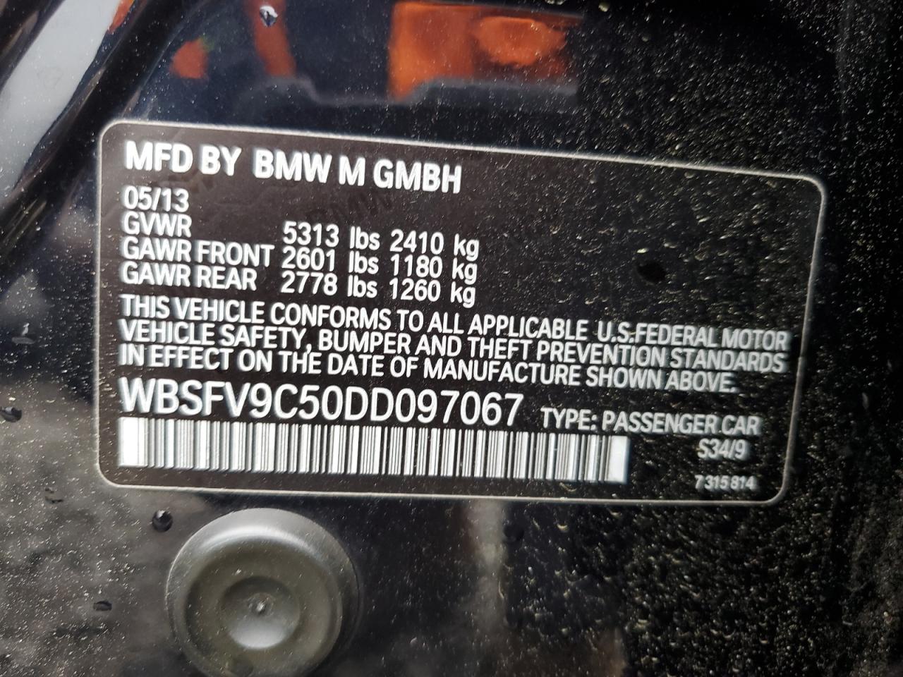 WBSFV9C50DD097067  - BMW M5  2013 IMG - 11